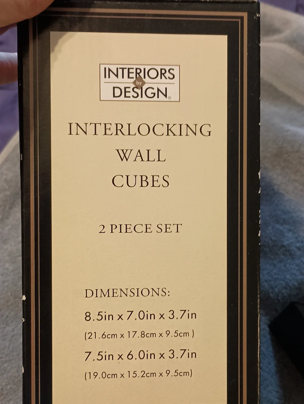 Interiors by Design Brown Floating Wall Display Shelves